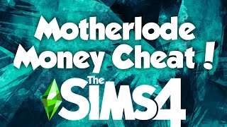 The Sims 4 Motherlode Cheat How To Make Unlimited Money [upl. by Im]