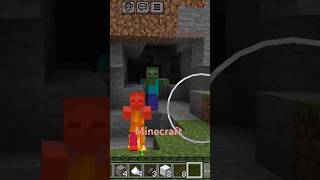 Minecraft gameplayFirst time I play minecraft in mobile 🤯 [upl. by Halbeib]