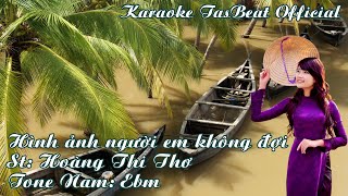 Karaoke Hình Ảnh Người Em Không Đợi Tone Nam  TAS BEAT [upl. by Mellins]