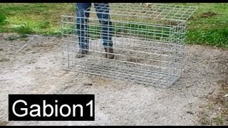 How to assemble a gabion basket in 4 minutes [upl. by Durham708]