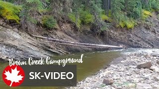 Brown Creek Campground Forestry Trunk Road Alberta [upl. by Sunev]