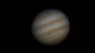 Jupiter through Celestron C8 and Philips ToUCam [upl. by Yee351]