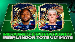 ¡MEJORES EVOLUCIONES RESPLANDOR DEL TOTS ULTIMATE  EA FC 24 [upl. by Lleihsad]