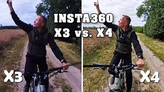 Die neue X4 von INSTA360 im Vergleich mit der X3 [upl. by Halimeda]