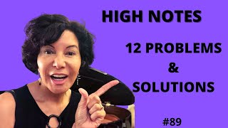 High Notes Singing Practice  12 PROBLEMS amp SOLUTIONS [upl. by Yla]