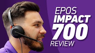 EPOS Impact 700 Series Review Future Standard Of Call Center Headsets [upl. by Hbahsur]