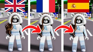 BROOKHAVEN MA PARLO TUTTE LE LINGUE DEL MONDO SU ROBLOX [upl. by Cornall]