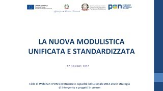 La nuova modulistica semplificata e standardizzata [upl. by Eelytsirk]