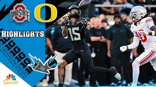 Ohio State Buckeyes vs Oregon Ducks  COLLEGE FOOTBALL HIGHLIGHTS  101224  NBC Sports [upl. by Llecrad]