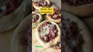 Como fazer esfirra salgado receitas comida [upl. by Maxie]