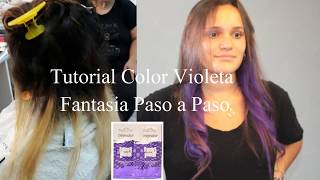 Tutorial Color Violeta Fantasia Nov [upl. by Yesllek41]