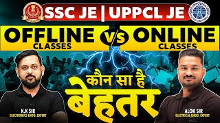 Online vs Offline Coaching Which is Better for UPPCL JE SSC JE Exam Preparation [upl. by Maxey244]