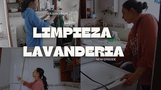 LIMPIANDO LA LAVANDERIA  Limpia CONMIGO  Julia Chavez  Motivation [upl. by Nnylkoorb]