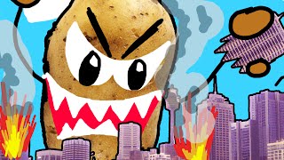 CITY DESTROYED BY POTATO  Drawing Your Comments [upl. by Notned]