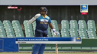 Dimuth Karunaratnes excellent century in Dambulla [upl. by Odelle]