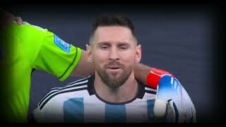 MESSI CANTANDO el himno argentino FINAL MUNDIAL QATAR 2022 Argentina  Francia [upl. by Odlaw]