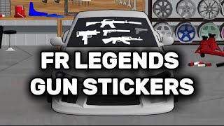 FR Legends gun stickers free livery codes [upl. by Thetis]