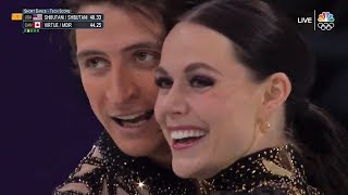 VirtueMoir 2018 Olympics SD Latin Rock Medley NBC [upl. by Ellette]