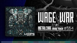 Metalcore Drum Track  Wage War Style  120 bpm [upl. by Vipul]