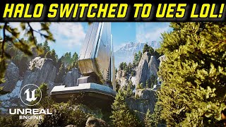 Unreal Engine 5 Artist React to New Halo Game [upl. by Karlen]