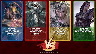 Commander VS S5E6 Yidris vs Atraxa vs Breya vs Saskia [upl. by Margaretha]