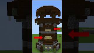 UPGRADING THE MINECRAFT STRUCTURE PILLGAR OUTPOST minecraft buildtips minecraftbuilding gaming [upl. by Mailli993]