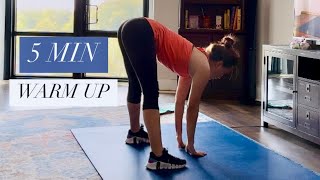 5 MIN WARM UP FOR AT HOME WORKOUTS Full Body [upl. by Larisa]