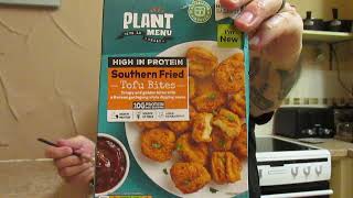 Southern Fried Tofu Bites with a Gochujang sauce  Aldi  £249p  Vegan Food Review [upl. by Medardas]