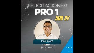 COMO LOGRÉ EL PRO 1 EN FUXION CON MKT DIGITAL  CARLOS SALAZAR [upl. by Barnebas82]