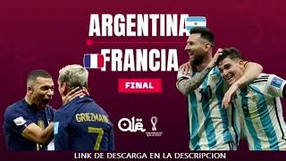 Descarga Argentina vs Francia PARTIDO COMPLETO Mundial Qatar 2022 [upl. by Lledroc]