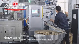 DABA Label Automatic Turret Rewinder Work With Mini Slitting Rewinding Machine [upl. by Vasiliki]