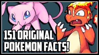 151 Facts About the Original 151 Pokemon [upl. by Ahsyt]