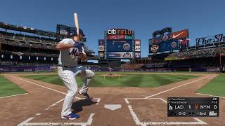 Pete Alonso hammers MONSTER second deck tater bringing out the quotHome Run Applequot at Citi Field in NY [upl. by Ecirtahs]