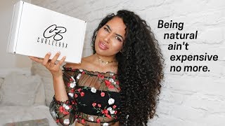 HOW to GET GOOD CURLY HAIR PRODUCTS FOR CHEAP  CURLEE BOX  LANA SUMMER [upl. by Cayla]