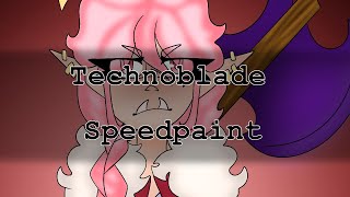 Technoblade speedpaint [upl. by Romney]