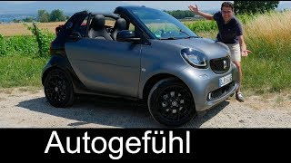 Smart fortwo cabrio electric REVIEW  Why EV convertibles ROCK  Autogefühl [upl. by Eelame]