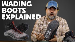 3 TYPES Of Wading Boots EXPLAINED [upl. by Yllehs391]