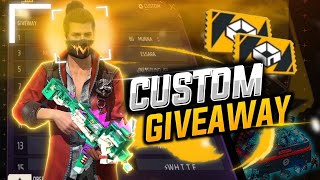 FREE FIRE LIVE GIVEWAY CUSTOM ROOM🔴 LIVE IN BANGLADESH SERVER freefirelive azimgamilive tebgaming [upl. by Amice916]