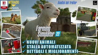 FARMING SIMULATOR 22 🚜 ANIMALI STALLE AUTOMATIZZATE analisi trailer 🔍 farmingsimulator22 nicko87 [upl. by Tham]