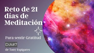 DÍA 7 RETO de 21 días de MEDITACIÓN para SENTIR GRATITUD de de las enseñanzas DR JOE DISPENZA [upl. by Melar]