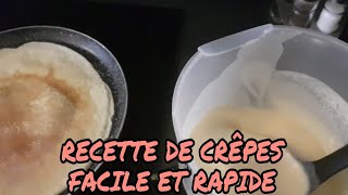 CREPES FACILE ET RAPIDE [upl. by Suiramad14]