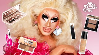 Trixie Tries New Products From Patrick Ta Huda Beauty GXVE and More [upl. by Gruchot]