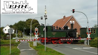 Bahnübergang Borkhorn Löningen  German Railroad crossing  Duitse Spoorwegovergang [upl. by Aremmat]