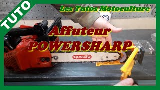 Présentation affuteur chaine Powersharp Oregon [upl. by Meelak719]