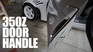 350Z DOOR HANDLE REPLACEMENT  HOW TO CHANGE DOOR HANDLE [upl. by Adnuhsal]