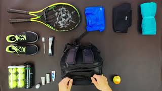 Targus 156quot Work  Play Racquets Backpack Your Entire Day in One Bag [upl. by Adnwahsor]