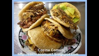 AREPAS RELLENAS MIXTAS COLOMBIANAS [upl. by Barth]