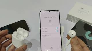 iphone airpods ko android se kaise connect kare  Airpods full settings  Connect airpods to android [upl. by Eiralam]