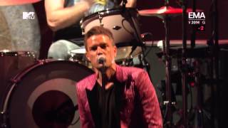 The Killers  Runaways Live V Festival 2014 1080p [upl. by Annodal640]