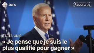 Joe Biden forcé de se défendre lors dune conférence de presse [upl. by Selby254]